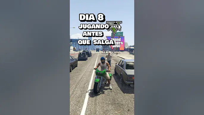 DÍA 8 JUGANDO GTA V ANTES QUE SALGA EL 6