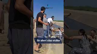 Xaçmaz rayonunda Xudat yolunda dəhşətli ailə faciəsinin qarşısı alındı#fyp #viral