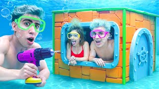 물속 벙커에서 24시간 !!