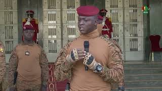 Message du Capitaine Ibrahim TRAORE, à l’occasion de la montée des couleurs au Palais présidentiel