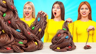 큰,중간 및 작은 접시 도전 | 요리 전쟁의 승자는 Multi DO Challenge