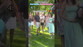 Ranking Top4 Gender Reveal Moments (one mom have three boys 😊😊)