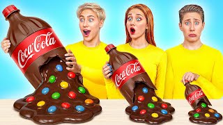 큰,중간 및 작은 접시 도전 | 재미있는 상황 그리고 실패하다 Multi DO Challenge