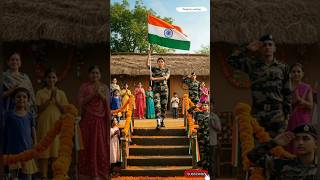 The one whom everyone considered small became the protector of the tricolor🇮🇳 #ai #army #15august