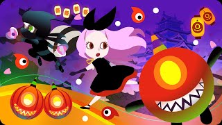 Nin Nin Halloween (Vampire Girl & ONIBALL) -Jake Ohama┃#babyninnin┃halloween┃#cartoon┃#oniball