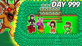 Postavil jsem tu NEJVÍC ZABEZPEČENOU BASE abych prežil 99 NOCÍ V LESE… (Roblox)