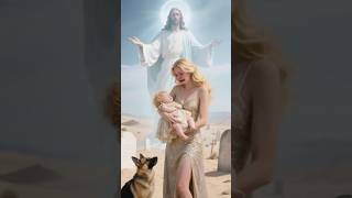 The baby was poisoned, the puppy asked Jesus for help, and Jesus came#cute #jesus #shorts