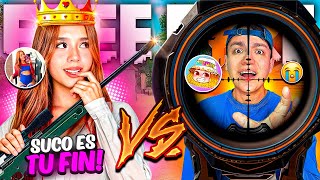 LA REINA DEL FRACOTIRADOR VS SUCO en FREE FIRE!😨🔥