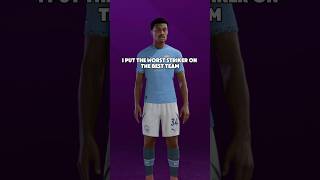 I Put The Worst Striker On the Best Team to see if he can Score a Goal?