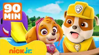 Patrulha Canina | Festa na Piscina da Patrulha Canina e do Rubble! com Zuma e Skye | Nick Jr.