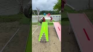 which lady will smash through every obstacle and reach the finish first ? pure thrill all the way