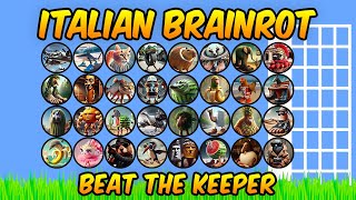 Italian Brainrot Beat The Keeper Tournament - Algodoo Marble Race