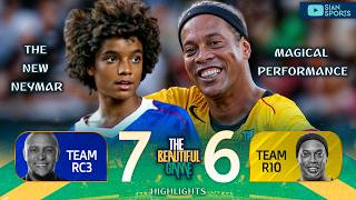 단 12살의 신예 네이마르, 카우안 바실레는 뛰어난 축구 실력으로 호날두를 말문이 막게 했다.