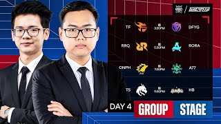 [Official Restream] MSC Gp Stage {Day 4} Lets Go 🔥/ Burmese LIVE 🇲🇲