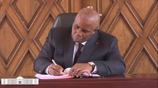 Le President Ndayishimiye reçoit les lettres de créance de l'Ambassadeur de Côte d'Ivoire 