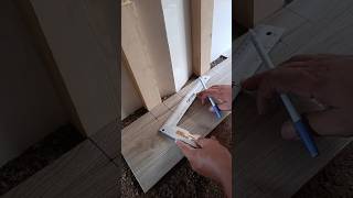 How to cut ceramic tiles at the toughest angles? This trick will save the day!