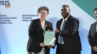 Fiji Deposits Instruments of Ratification for Historic High Seas Treaty at UN Oceans Conference