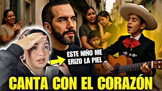 NIÑO MEXICANO SUPLICA POR UN BUKELE😢 Ya No Aguanta Más y le Dedica esta Canción