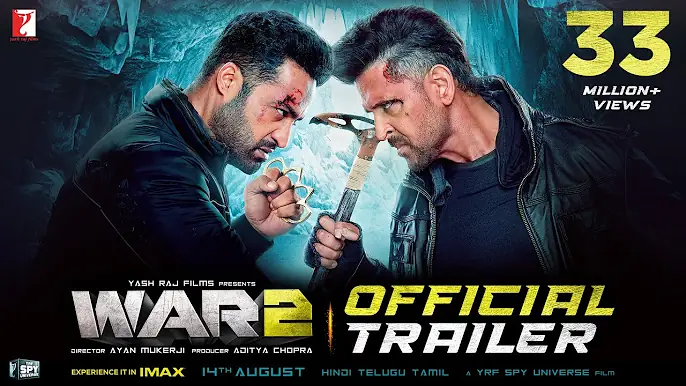 WAR 2 | Official Trailer | Hrithik Roshan | NTR | Kiara Advani | Ayan Mukerji | YRF Spy Universe