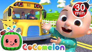 Wheels on the Bus | Cocomelon Nursery Rhymes & Kids Songs | Best Cars & Truck Videos for Kids
