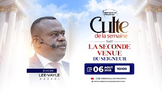 REUNIONS POUR LE BAPTEME DU SAINT-ESPRIT, JOUR 2. | MERCREDI  06.08.2025 | DIACRE LEE VAYLE KAZADI