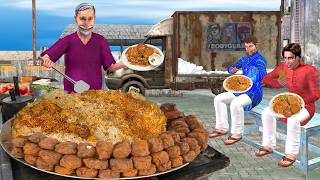 Kebab + Biryani = Kebab Biryani Famous Street Food Hindi Kahani Hindi Moral Stories New Comedy Video