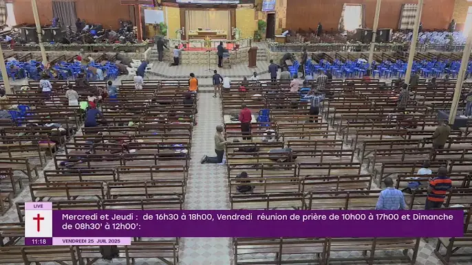 Vendredi 25-07-2025 "REUNION DE PRIERE" Frère MUTEBA.