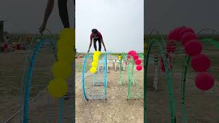 who has the better skills ? they take on 14 challenging steps that test precision, speed & nerves