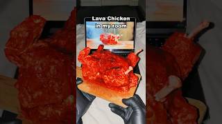 Lava Chicken in bed! 🌋🍗