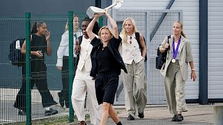 Lionesses celebrate at Downing St and call on UK to do more for women's football
