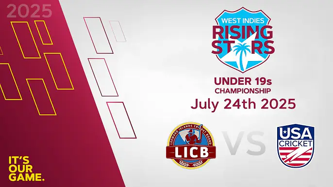 🔴 LIVE 7TH PLACE | Leeward Islands v USA | CWI Men’s Under 19 | 50 Over Championships 2025