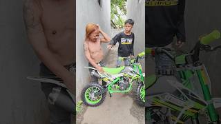 REBUTAN MOTOR MINI TRAIL #videokocak #bigdudi #videoshorts