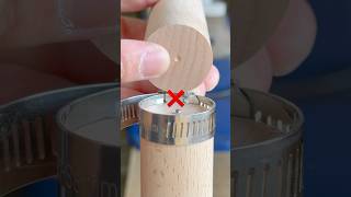 How to Drill Perfect Center Holes in Round Rods #shorts #woodworking #diy