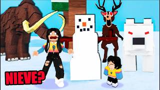Pasamos 99 NOCHES en la NIEVE | NUEVA ACTUALIZACION 99 Nights In The Forest roblox | paolazgames