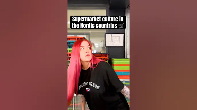 Supermarket culture in the Nordic countries 🛒 #nordiccountries #culture #supermarket