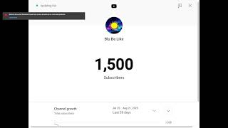 making a timelapse of my subcount