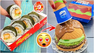 برجر الشوكولاتة😳! وسوشي البيك🔥! أغرب افكار الانترنت!