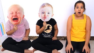 शैफा को बेबी डॉल मिली और उसने अपने माता-पिता होने का नाटक किया