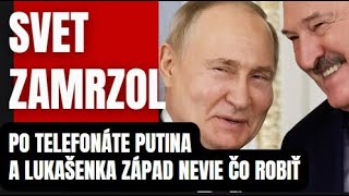 Svet zamrzol! Putin hovoril s Lukašenkom a potom vytočil ďalšie číslo