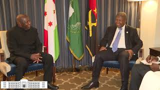 Kurikirana ivyavuye mu mubonano Umukuru w'Igihugu Ndayishimiye yahaye mugenzi we wa Angola