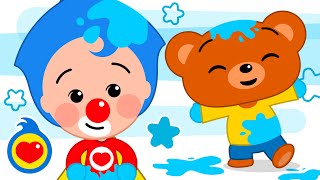 ¡Cantamos con el A Ram Sam Sam de Colores! 🎨 Videos Educativos | Plim Plim