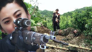 일본군은 최강의 저격수를 만났습니다. 움직이자마자 머리를 맞았습니다!