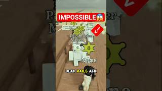 Finishing Dead Rails Without Moving #roblox #deadrails #gaming #robloxshorts #robloxedit #shorts