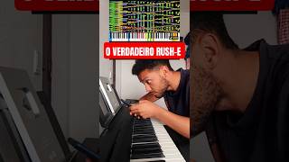O VERDADEIRO RUSH-E ☠️ #música #piano