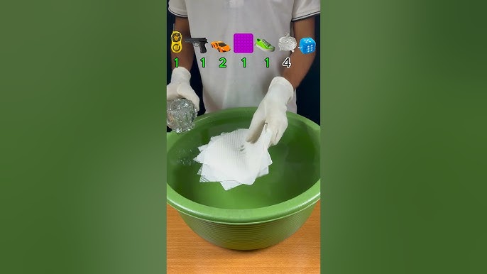 TRY TO GUESS HOW MANY TISUSS PAPER IT TOOKS! WHAT WILL HAPPEN NEXT ? #asmr #experiment #satisfying
