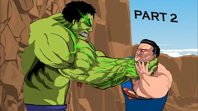 Superman Vs Hulk Animation (Part2/3) -Taming The Beast II