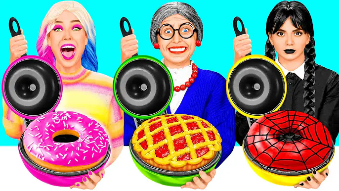 Wednesday protiv Bakinog Kuharskog Izazova | Jednostavni Tajni Kuhinjski Hakovi I Alati BaRaDa