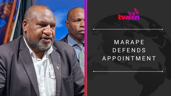 Marape defends appointment