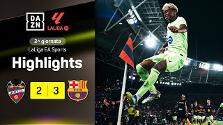 YAMAL guida la RIMONTA pazzesca | Levante-Barcellona 2-3 | LaLiga Highlights | DAZN