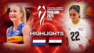 Netherlands 🇳🇱 vs. Egypt 🇪🇬 - Highlights | Women's World Championships 2025
